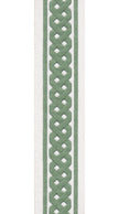 Braid Pattern Cotton Canvas Trim | 2.5 Inch / 6.35cm Plait Border Tape | By The Metre