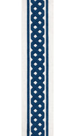 Braid Pattern Cotton Canvas Trim | 2.5 Inch / 6.35cm Plait Border Tape | By The Metre