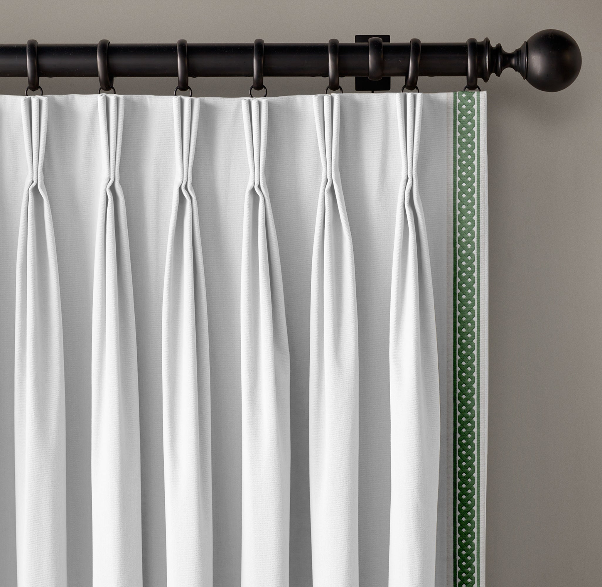 Braid Pattern Cotton Canvas Trim | 2.5 Inch / 6.35cm Plait Border Tape | By The Metre