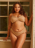 Warm Golden-Supportive Non-Wired Silk & Organic Cotton Full Cup Bra with removable paddings-1