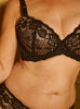 Debbie Lace Organic Cotton & Silk Plunge Bra-3