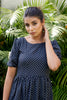Black Polka Tiered Maxi- Regular Size-3