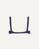 Merino Wool Front-Open Bra – Dark Blue-2