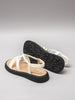 Women's leather sandals-2