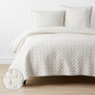 Diamond stitch -Linen Cotton Quilt Sets-0