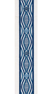 Wavy Pattern Cotton Canvas Trim | 2.5 Inch / 6.35cm Detailed Border Tape | By The Metre