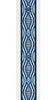 Wavy Pattern Cotton Canvas Trim | 2.5 Inch / 6.35cm Detailed Border Tape | By The Metre