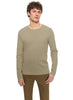 Long Sleeve Ribbed Cotton Crewneck (Laurel Heather)-1