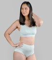 Georgia - Silk Back Support Full Coverage Wireless Organic Cotton Bra-4