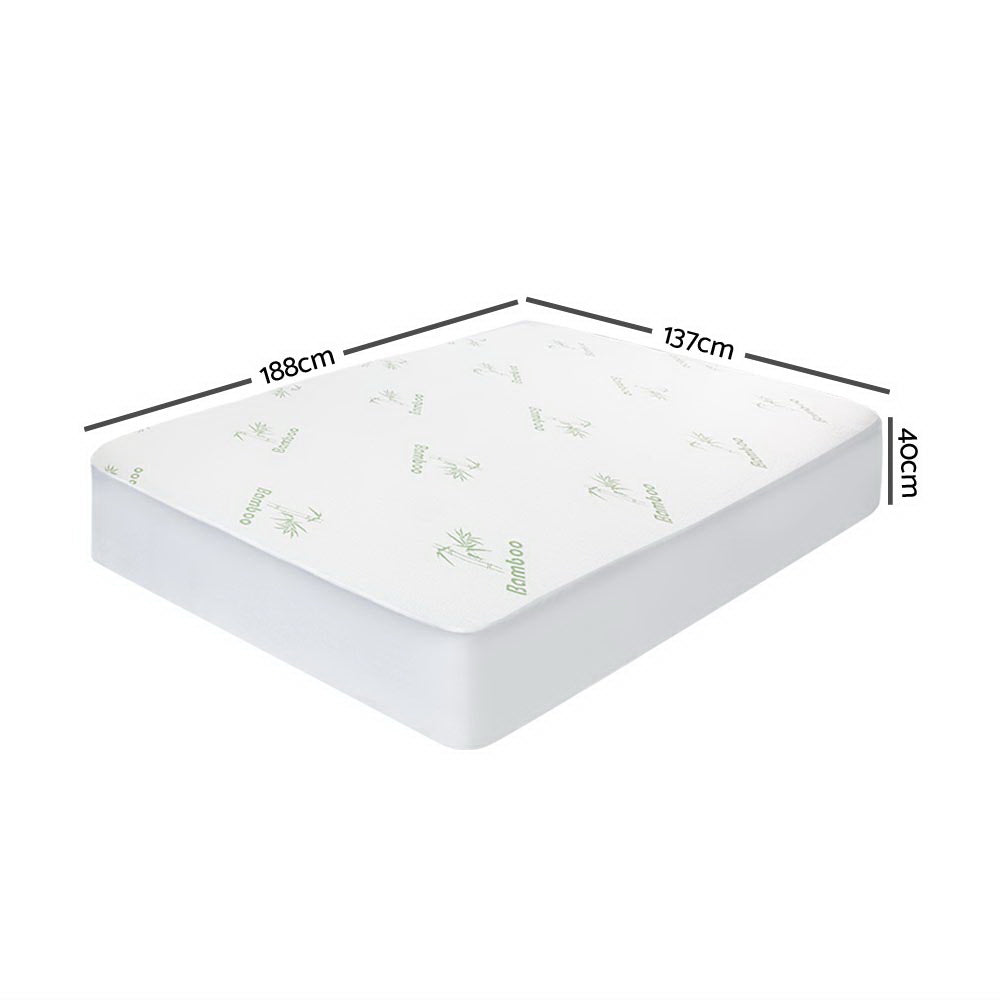 NNEDSZ Bedding Giselle Bedding Bamboo Mattress Protector Double