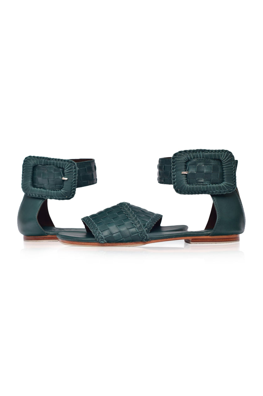 Madagascar Woven Leather Sandals-1