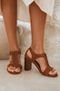 Makoa Block Heel Leather Sandals-1