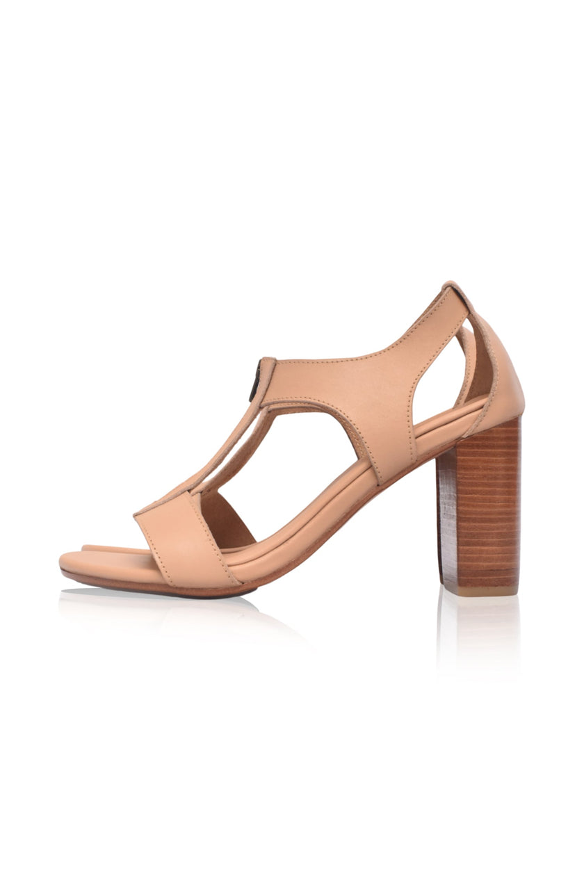 Makoa Block Heel Leather Sandals-2