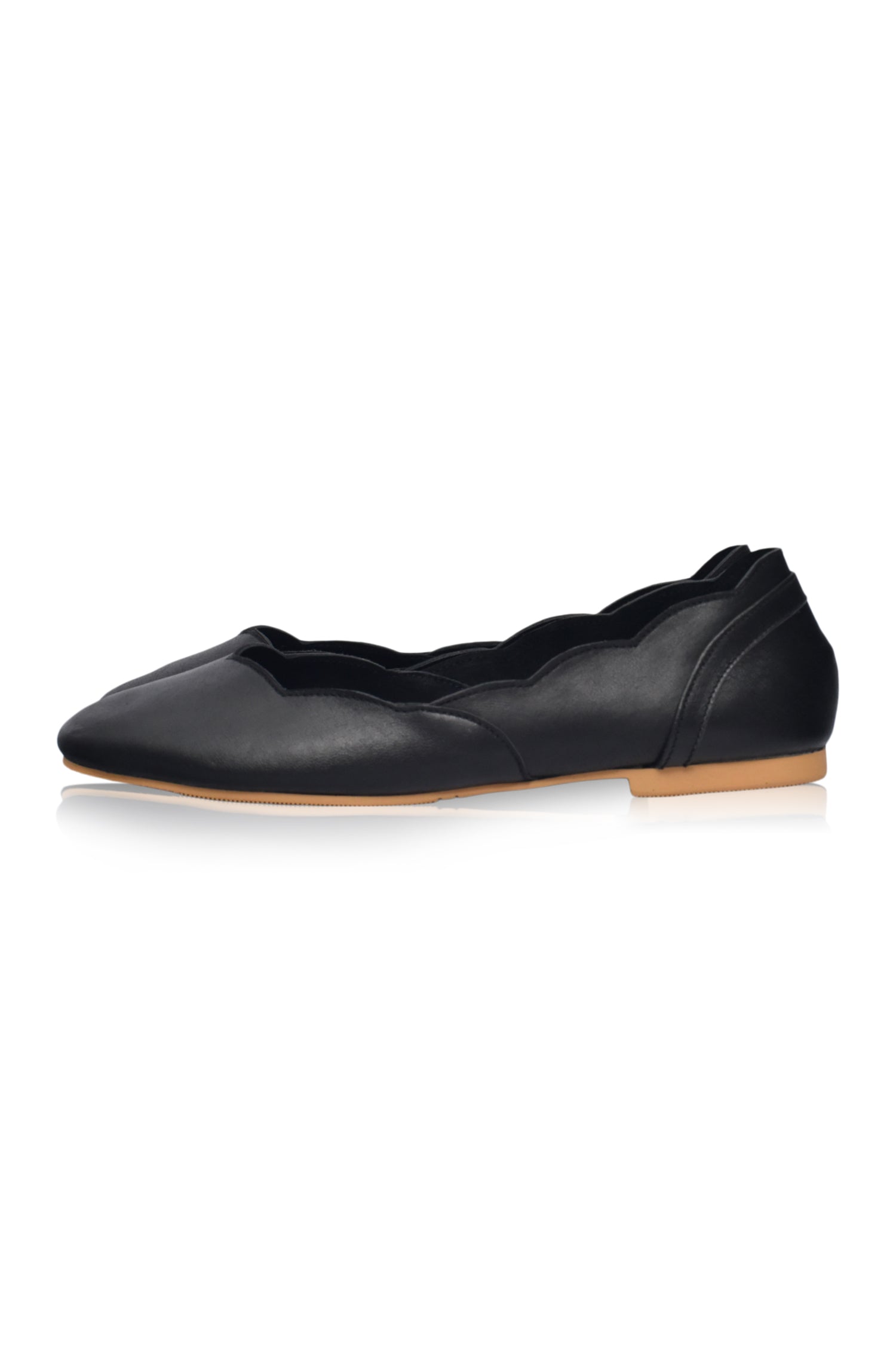 Milan Leather Ballet Flats-1