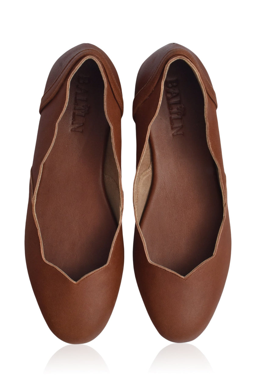 Milan Leather Ballet Flats-4