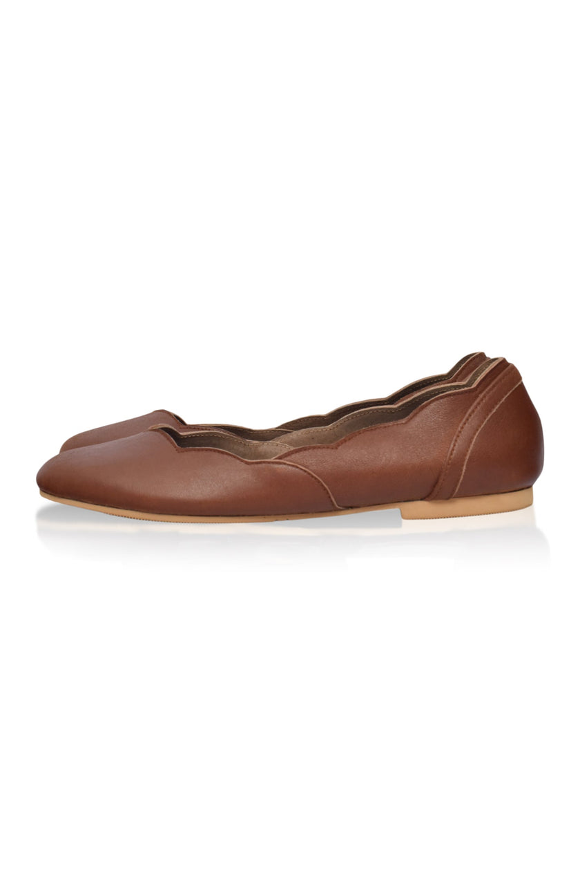 Milan Leather Ballet Flats-5