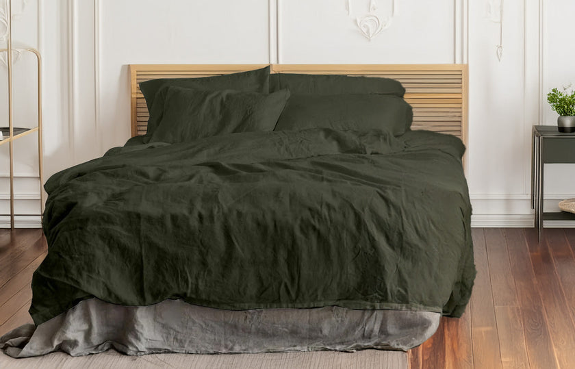 Linen Cotton Duvet Cover Sets-17