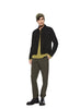 Suede Trucker Jacket (Black)-1