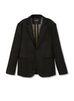 Waxed Suede Blazer-0