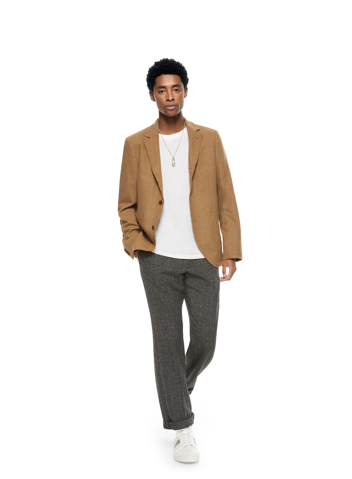 Wool-Blend Blazer-1