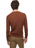 Ribbed Poor Boy Crewneck Sweater (Sepia Brown)-3