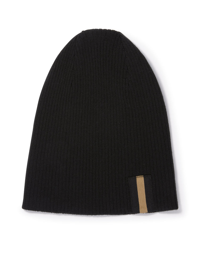 Superfine Merino Wool Beanie (Black)-0