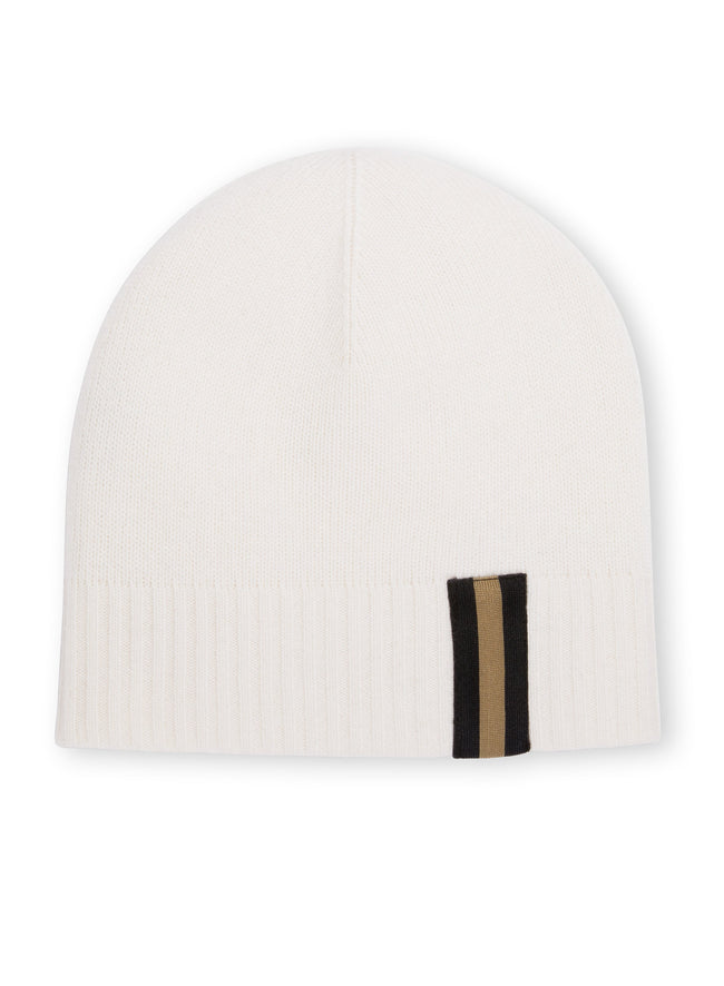 Cashmere Blend Beanie (Ivory)-0
