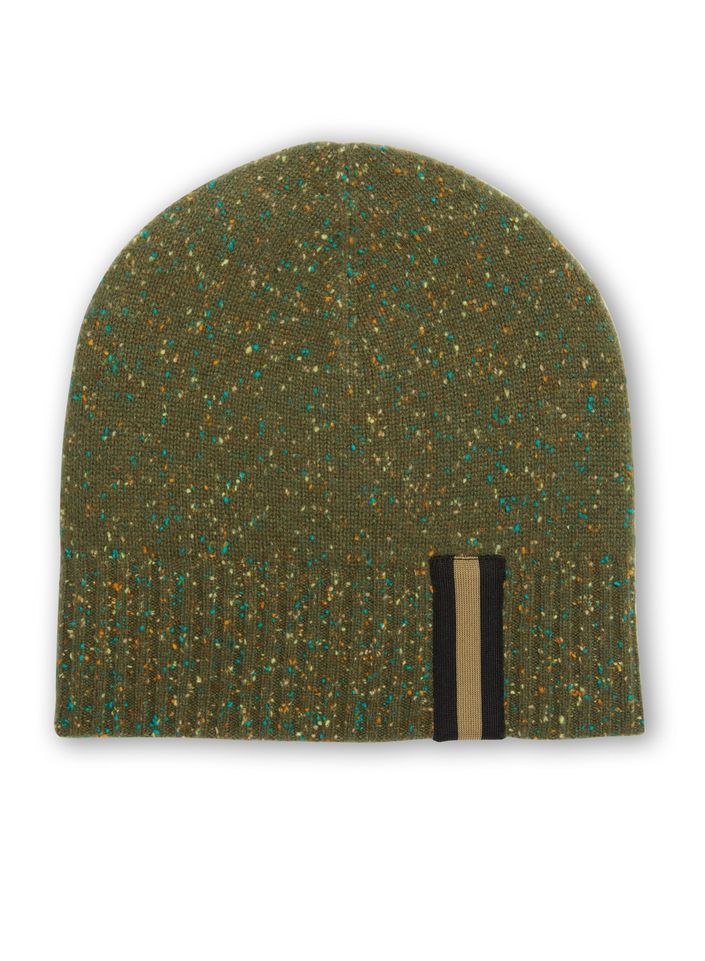 Cashmere Blend Beanie (Dark Olive)-0