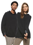 Merino Wool Hoodie Sweater (Black)-1