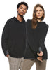 Merino Wool Hoodie Sweater (Black)-1