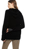 Merino Wool Hoodie Sweater (Black)-4