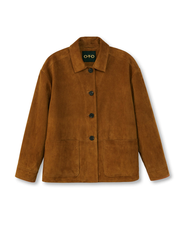 Suede Work Jacket (Copper)-0