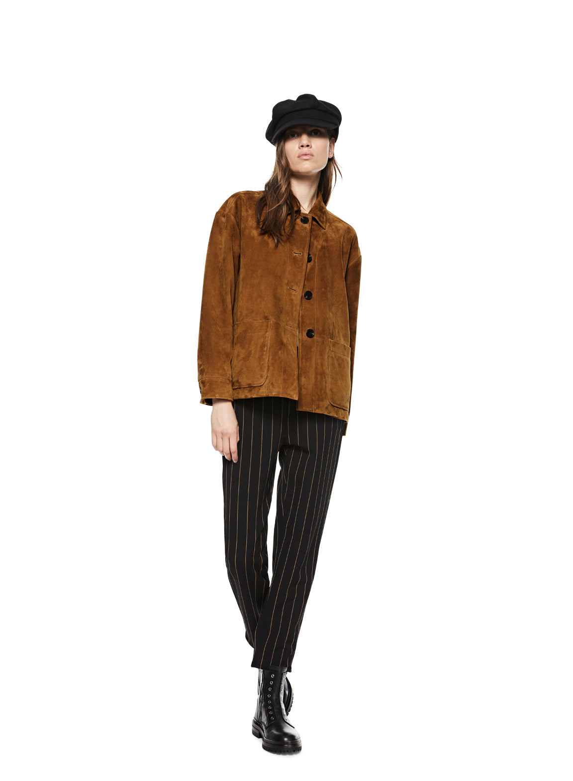 Suede Work Jacket (Copper)-3