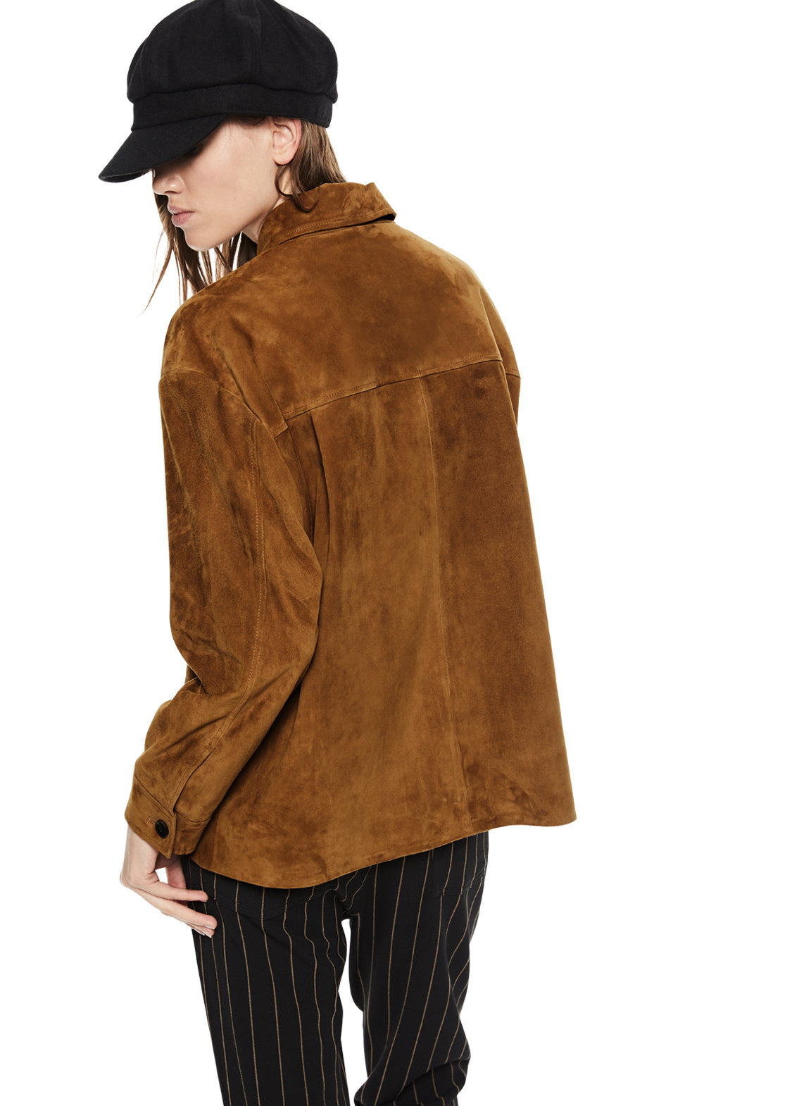 Suede Work Jacket (Copper)-2