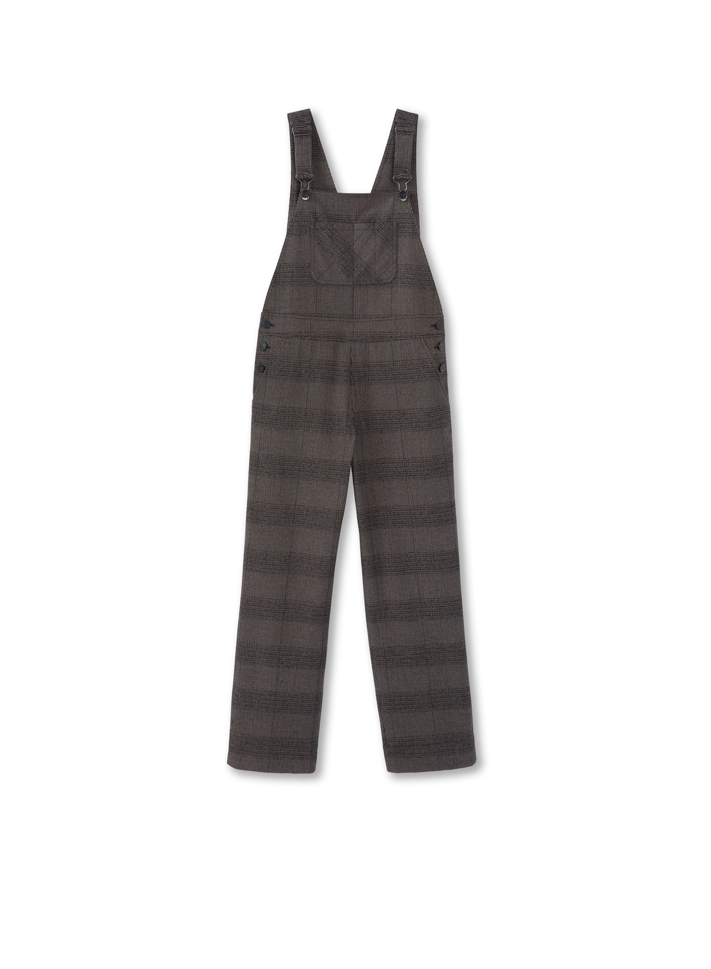 Plaid Overalls-0