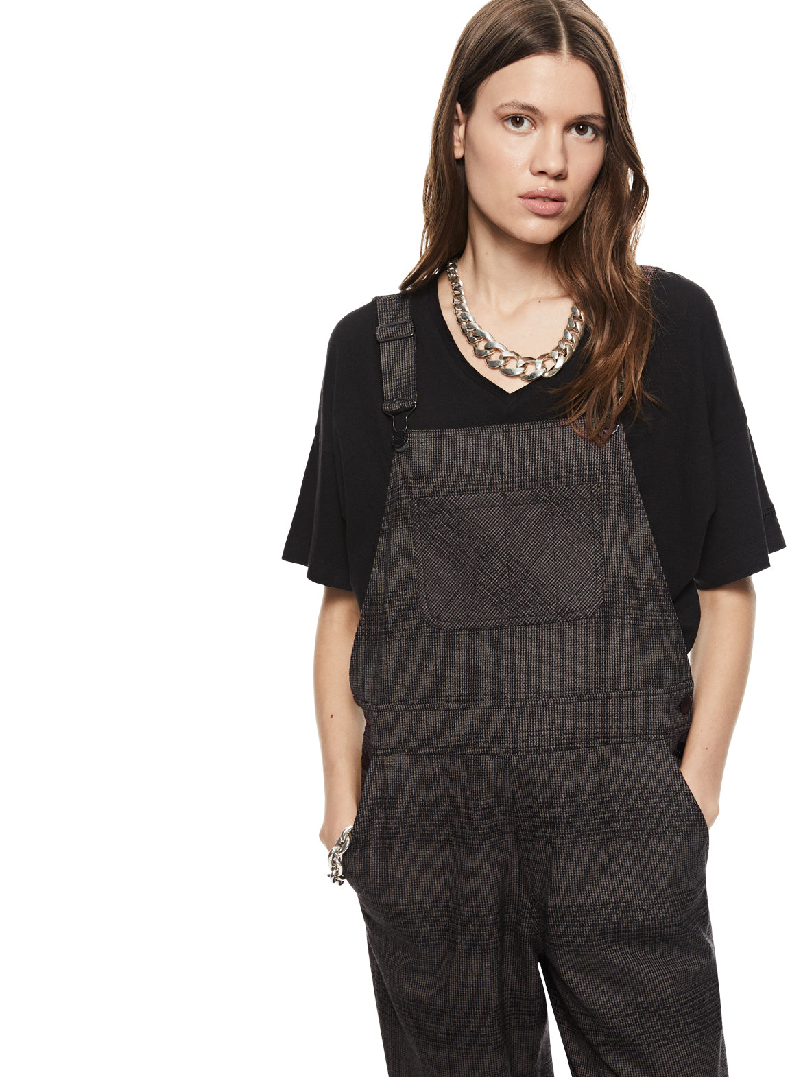 Plaid Overalls-3