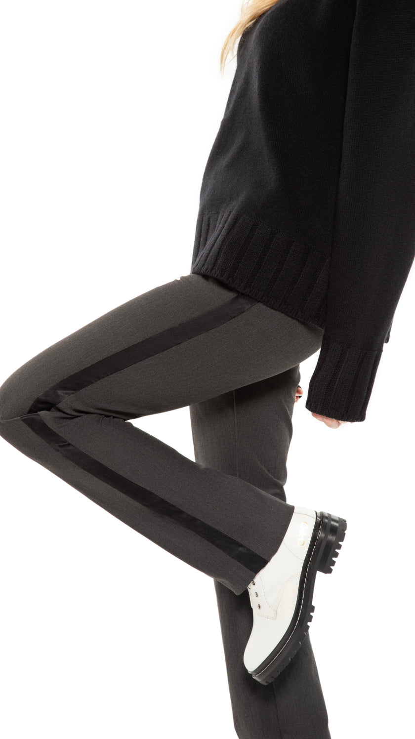 Laceless Leather Combat Boots (White)-3