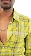 Plaid Long Sleeve Shirt-2