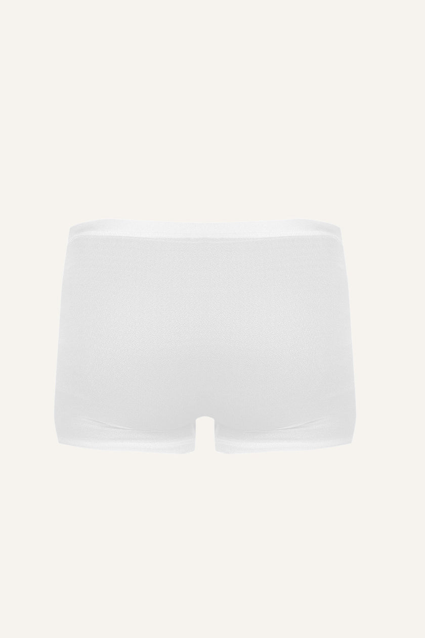 Silk Boxers – White-3