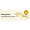 NNEDSZ Bedding Memory Foam Neck Roll Pillow Bamboo Cover