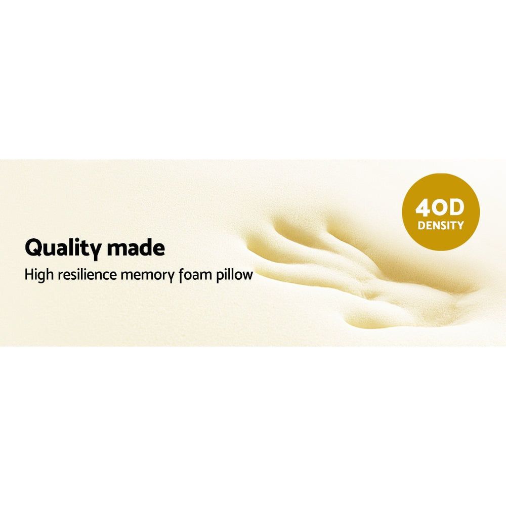 NNEDSZ Bedding Memory Foam Neck Roll Pillow Bamboo Cover