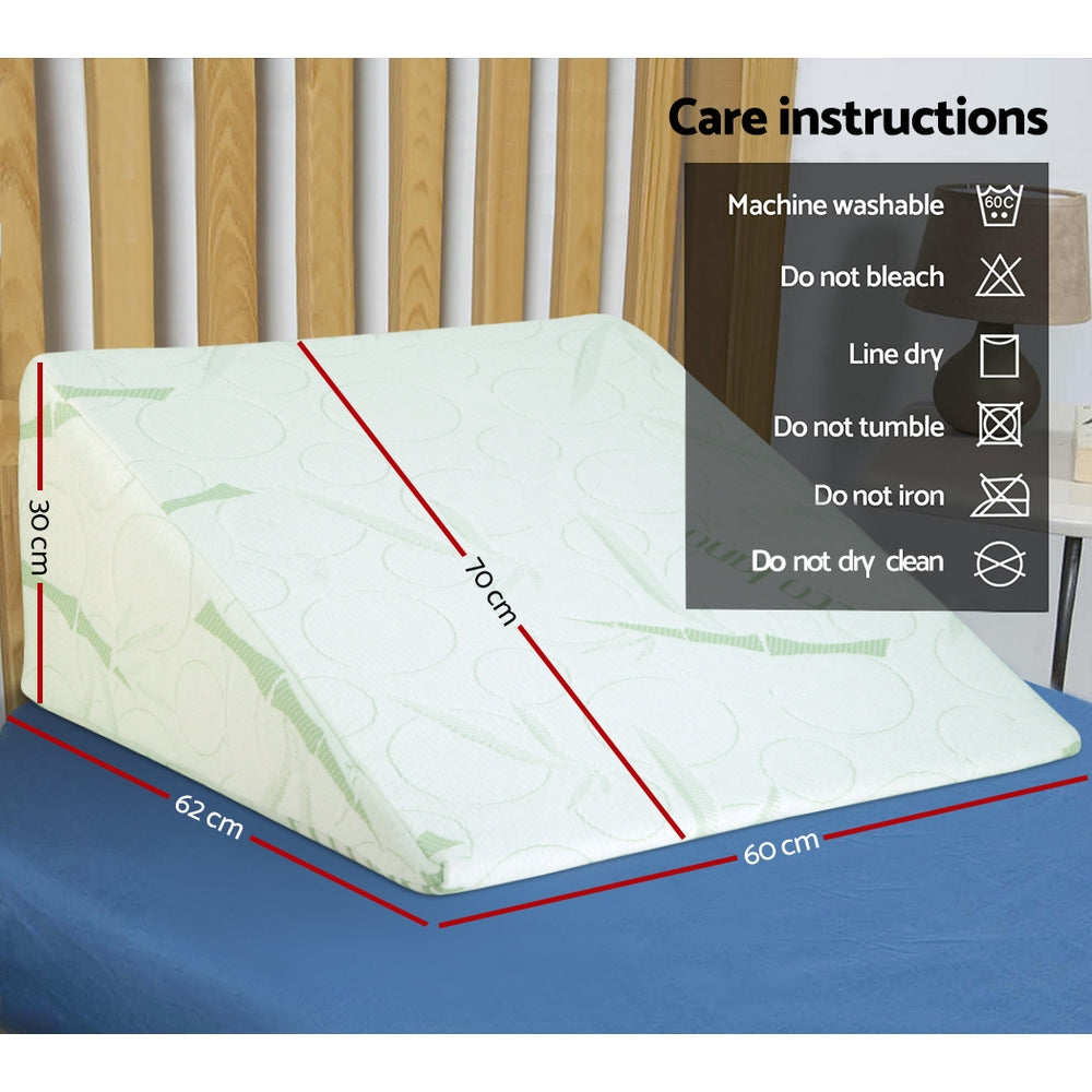 NNEDSZ Bedding Foam Wedge Back Support Pillow