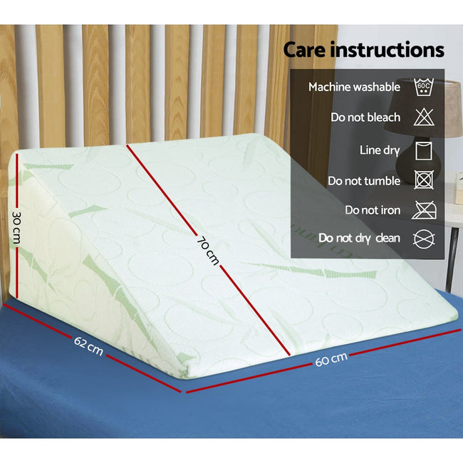 NNEDSZ Bedding Foam Wedge Back Support Pillow