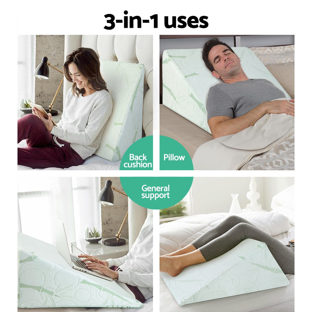 NNEDSZ Bedding Foam Wedge Back Support Pillow