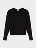 SILK KNIT SWEATER-BLACK-0