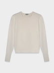 SILK KNIT SWEATER-CREAM-0