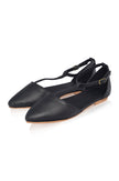 Paula Pointy Leather Flats-3