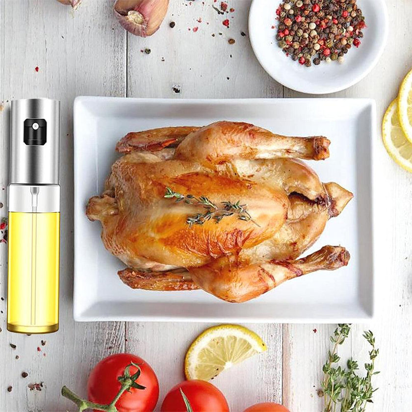 Precision Olive Oil Spray Bottle - Eco-Friendly Kitchen Essential!