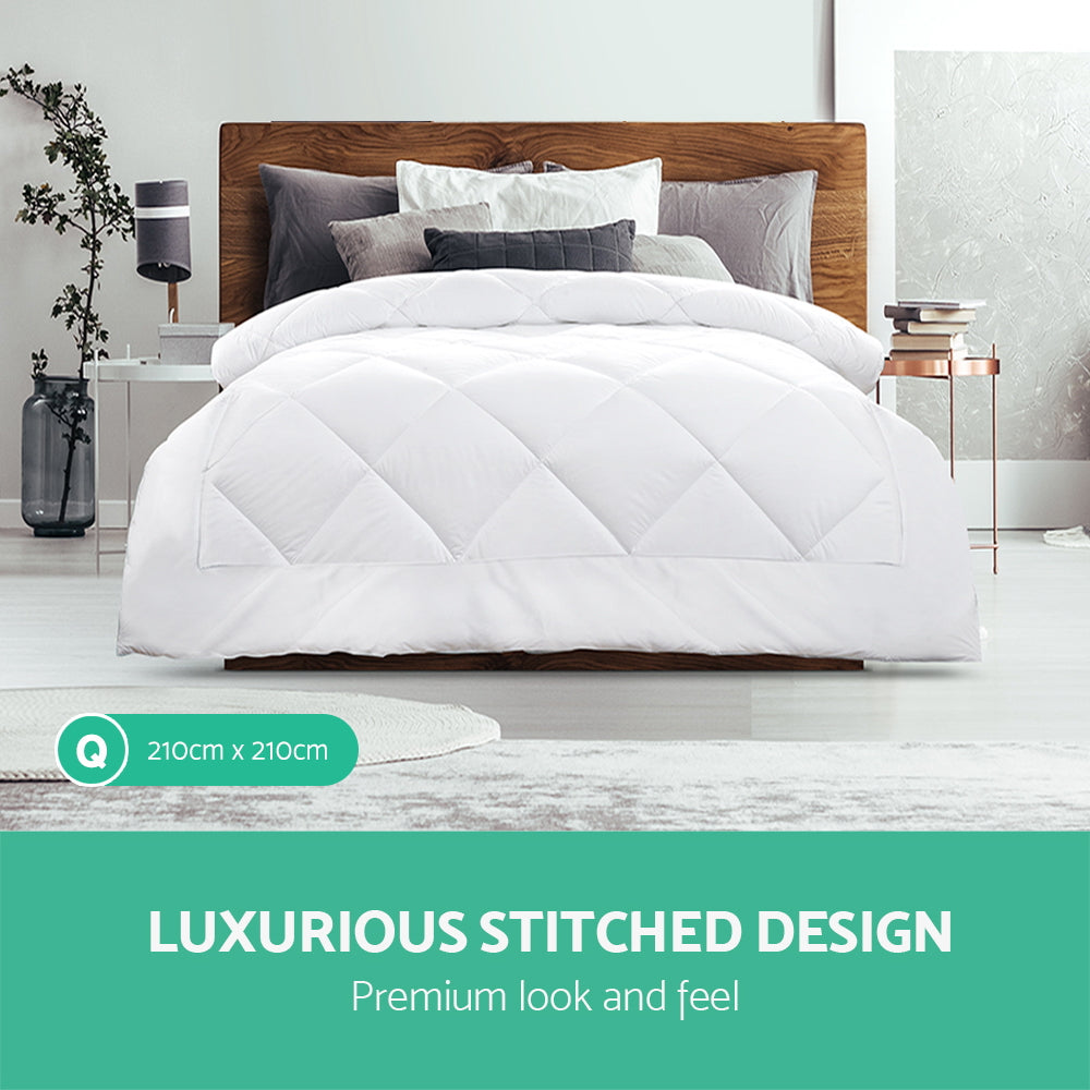 NNEDSZ Bedding Queen Size 400GSM Microfibre Quilt