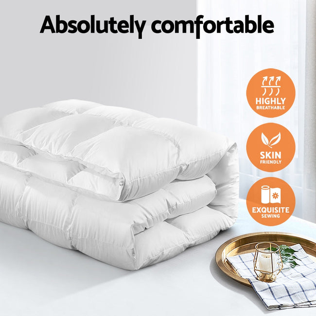 NNEDSZ Bedding King Size Goose Down Quilt